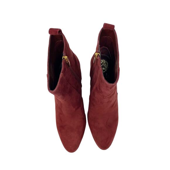 NEW Vince Camuto Enverna Ankle Boot Burgundy Size 6.5 - Picture 6 of 12